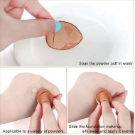 Sponge Concealer Makeup Bedak Finger Spons Puff Beauty