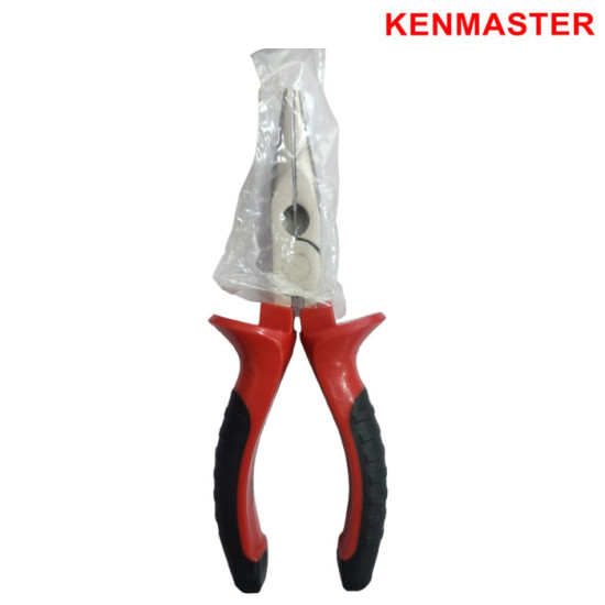 Kenmaster Tang Lancip Kombinasi 6 Inch Gagang Merah Hitam 6In