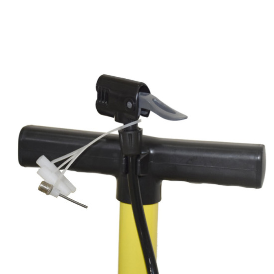 Kenmaster KM-02 Hand Pump Yellow - Pompa Angin Tabung Manual
