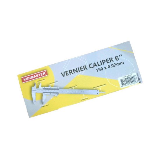 Kenmaster Sigmat 6 Inch Vernier Caliper Besi Jangka Sorong Presisi 150x0.02mm