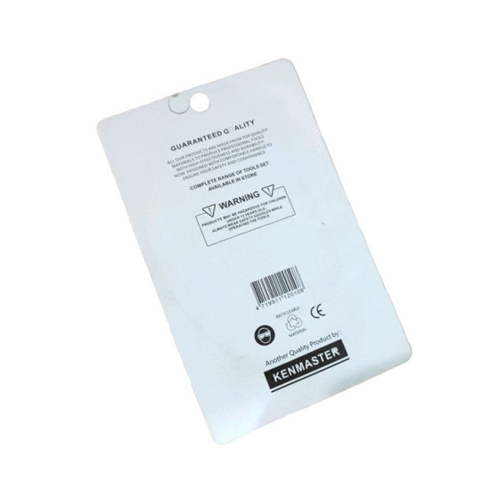 Kenmaster Hexagon Key Wrench Set Chrome - Kunci L Set 10 Pcs