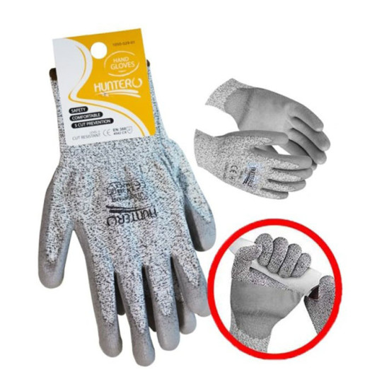 Guntero HT-1709 Sarung Tangan Anti Pisau Hand Gloves Cut Resistant HT1709 Guntero HT-1709 Sarung Tangan Anti Pisau Hand Gloves Cut Resistant HT1709