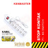 Kenmaster DX604 Stop Kontak 6 Lubang On Off