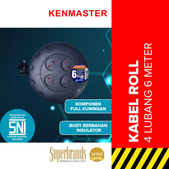 Kenmaster Kabel Roll 6 Meter Indicator Light