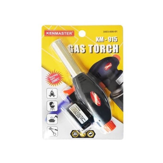 Kenmaster KM-915 Gas Torch Blow Flame Gun Pemantik Api Otomatis
