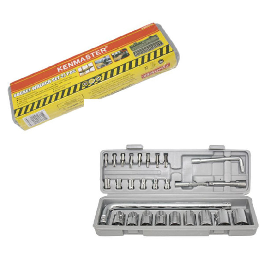 Kenmaster Kunci Sok 27 Pcs Socket Wrench Set