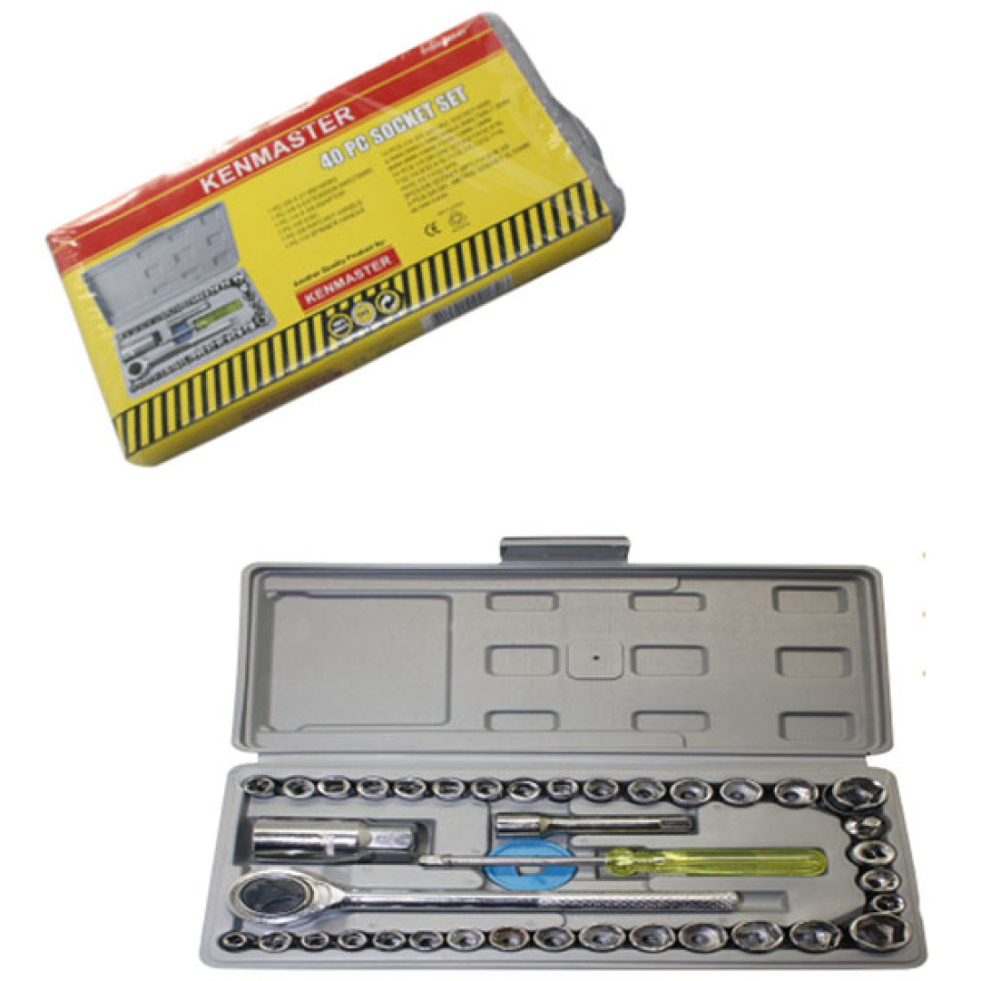 Kenmaster Kunci Sok Set 40 Pcs Socket Wrench Set
