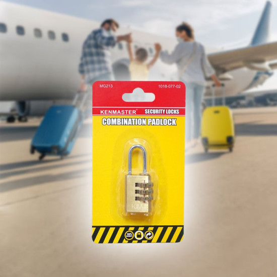Kenmaster Gembok Kombinasi 3 Nomor Digit Angka Travel Loker