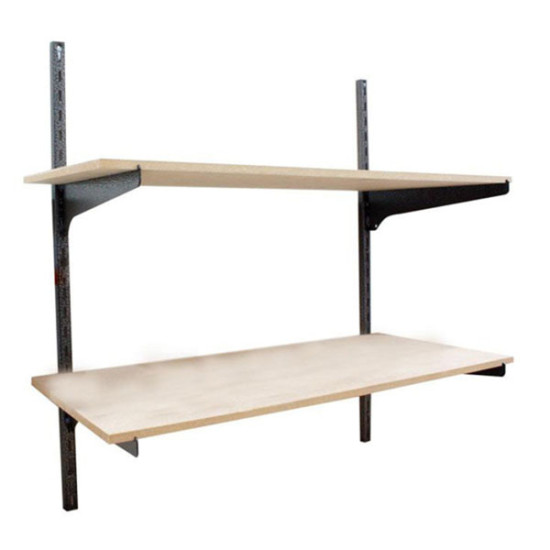 Kenmaster Rak Dinding 2 Susun Besi Ambalan Tembok - Selving Bracket