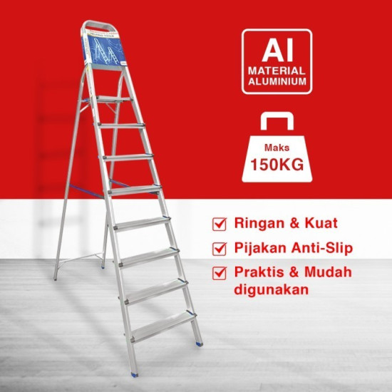 Kenmaster KM-106 Tangga 6 Step Pijakan Household Ladder