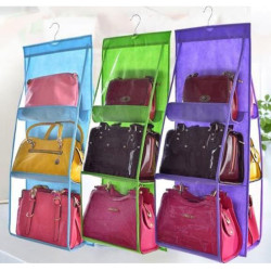 Hanging Bag Organizer Anti Dust - Rak Gantung Tas Anti Debu