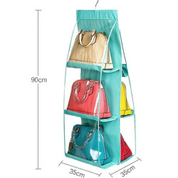 Hanging Bag Organizer Anti Dust - Rak Gantung Tas Anti Debu