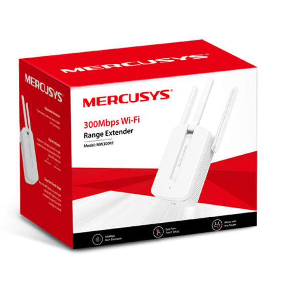 Mercusys MW300RE 300Mbps Range Extender Wireless Wi-Fi SmartSignal