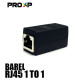 PROXP RJ45 Coupler Barel UTP Connector 1-1 Sambungan Kabel Lan 1 to 1