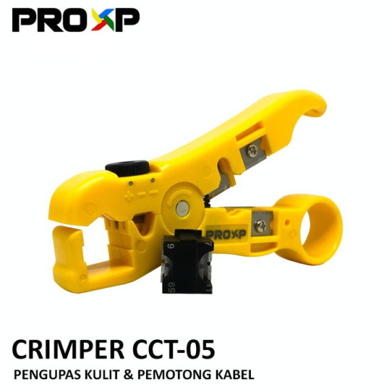 PROXP CCT-05 Pemotong Pengupas Kabel Cable Cutter Wire Stripper CCT05