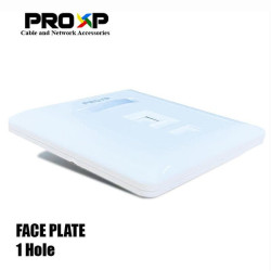 PROXP Face Plate 1 Port Panel 1 Hole Support RJ45 RJ11 FP101 PROXP Face Plate 1 Port Panel 1 Hole Support RJ45 RJ11 FP101