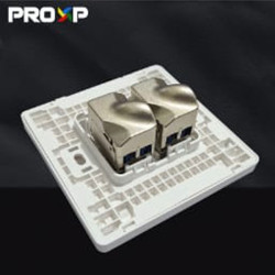 PROXP Face Plate 2 Port Panel 2 Hole Spin Series PROXP Face Plate 2 Port Panel 2 Hole Spin Series