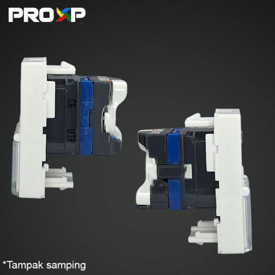 PROXP Tolles Keystone Modular Jack UTP Cat6 Cat 6 Spin Unshielded