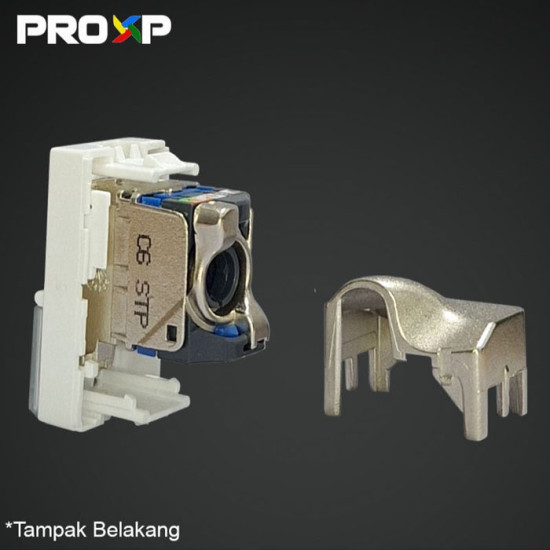 PROXP Tolles Keystone Modular Jack FTP Cat 6 Cat6 Spin Shielded