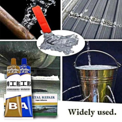 Glue Epoxy AB Lem Perekat Besi Penambal Material Radiator Anti Bocor