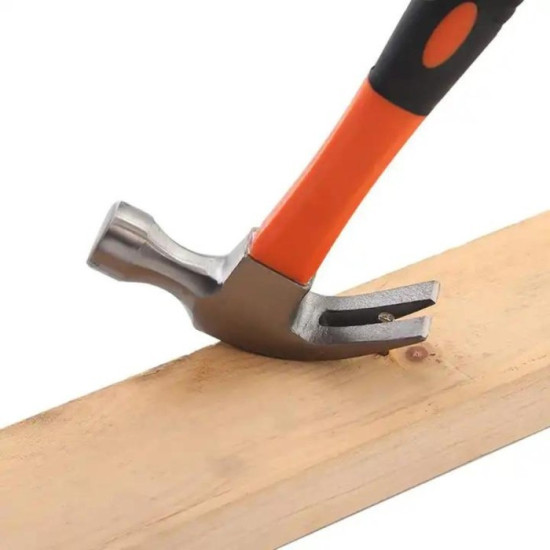 Palu Martil Cungkil Kambing 0.25kg 8oz Gagang Fiber Orange