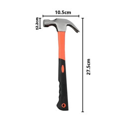 Palu Martil Cungkil Kambing 0.25kg 8oz Gagang Fiber Orange