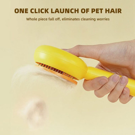 Sisir Kucing Anjing Bulat Conch Pet Comb Perawatan Bulu Hewan Grooming