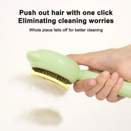 Sisir Kucing Anjing Bulat Conch Pet Comb Perawatan Bulu Hewan Grooming