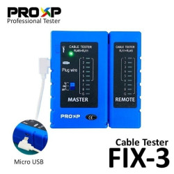 PROXP FIX-3 Kabel Cable Tester UTP LAN Jaringan Telepon