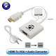 Profftech Converter HDMI TO VGA Support Audio Plug & Play Profftech Converter HDMI TO VGA Support Audio Plug & Play