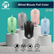 Profftech Mouse Optik Kabel Cable Click Wired Optical USB G100 Profftech Mouse Optik Kabel Cable Click Wired Optical USB G100