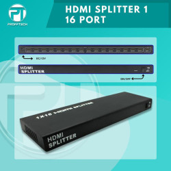 Profftech HDMI Splitter 16 Port 1 In 16 Out 1-16 1 to 16 4K Plug n Play