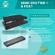 Profftech HDMI Splitter 8 Port 1 In 8 Out 1-8 1 to 8 4K Plug n Play