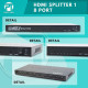 Profftech HDMI Splitter 8 Port 1 In 8 Out 1-8 1 to 8 4K Plug n Play