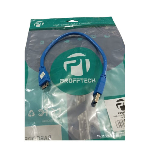 Profftech Kabel USB to Micro B Male to Male 30cm 1.5M Cable Harddisk 3.0 Hardisk Profftech Kabel USB to Micro B Male to Male 30cm 1.5M Cable Harddisk 3.0 Hardisk
