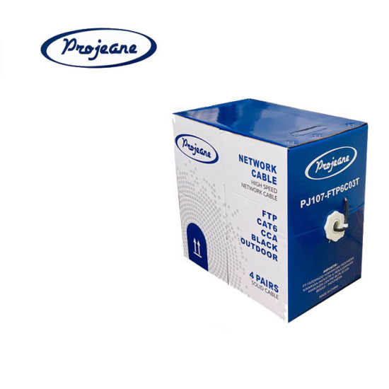 Projeane Cable FTP Cat 6 Network Kabel LAN 4 Pair Outdoor