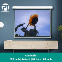Richie Tec Layar Proyektor Otomatis Motoric Projector 70 84 96 120 Inch Richie Tec Layar Proyektor Otomatis Motoric Projector 70 84 96 120 Inch