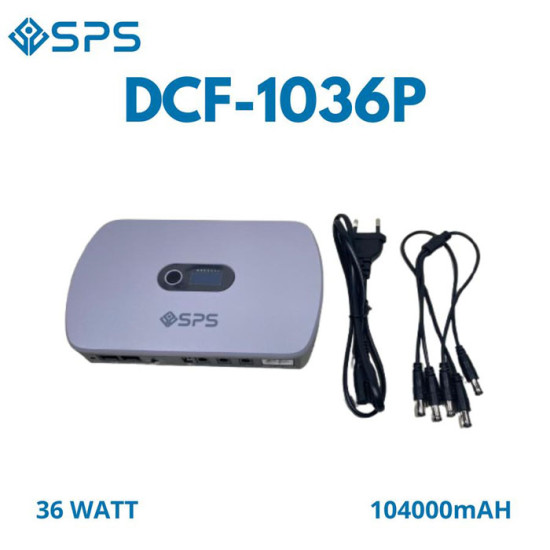 SPS DCF-1036P DC UPS POE 36W Input AC 110-220V Output USB DC 5V 9V 12V POE 15V 24V