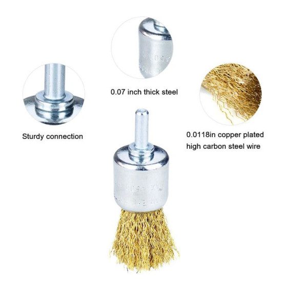 SALI Sikat Mangkok 3 Pcs Wire Brush Set isi 3Pcs