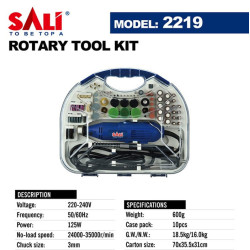 SALI 2219 Rotary Tool Kit 166Pcs Aksesoris 116 Pcs SALI 2219 Rotary Tool Kit 166Pcs Aksesoris 116 Pcs