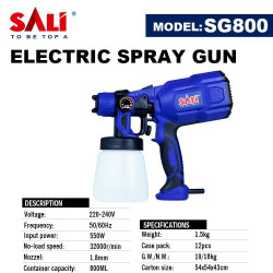 SALI SG800 Electric Sprayer Gun Paint Gun Semprotan Cat Elektrik Tembok Besi Kayu