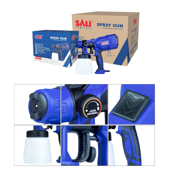 SALI SG800 Electric Sprayer Gun Paint Gun Semprotan Cat Elektrik Tembok Besi Kayu
