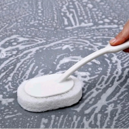 Sikat Spons Spon Sponge Gagang Panjang Pembersih Dinding Kamar Mandi Sikat Spons Spon Sponge Gagang Panjang Pembersih Dinding Kamar Mandi