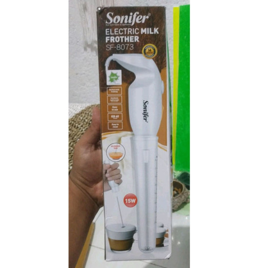 Sonifer Milk Frother Mixer Pengaduk Susu Elektrik Kopi Foamer 15W SF-8073