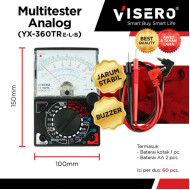 Visero YX-360TRE-L-B Multitester Analog Jarum Buzz Multimeter Avometer