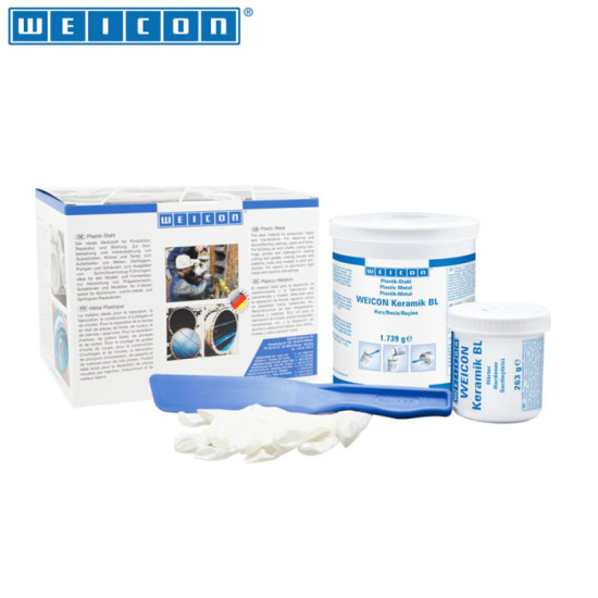 Weicon Ceramic BL Epoxy Resin 0.2 Kg 0.5 Kg Epoksi Plastik Logam