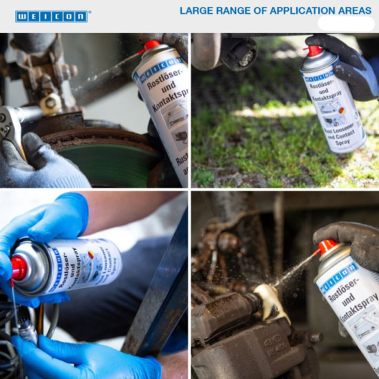 Weicon Rust Loosener Contact Spray 400ml Penghilang Karat Mesin 400 ml