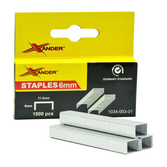Xander XD-1840 Isi Staples 6mm 1 Kotak 1000 Pcs