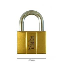 Yale V140-50 Brass Padlock Gembok 50mm