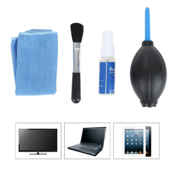 Cleaning Kit 4in1 Pembersih Layar Komputer TV Ponsel Camera Laptop Cleaning Kit 4in1 Pembersih Layar Komputer TV Ponsel Camera Laptop